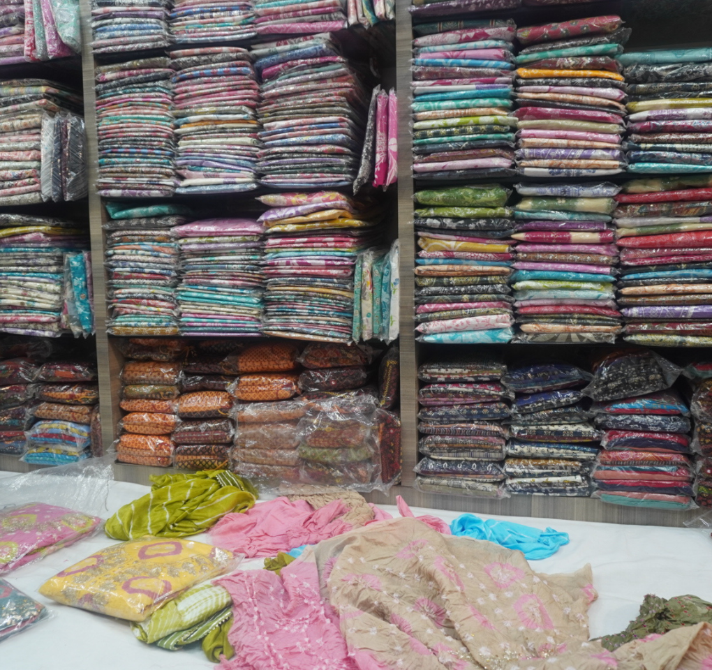 Shopping at Bapu Bazaar